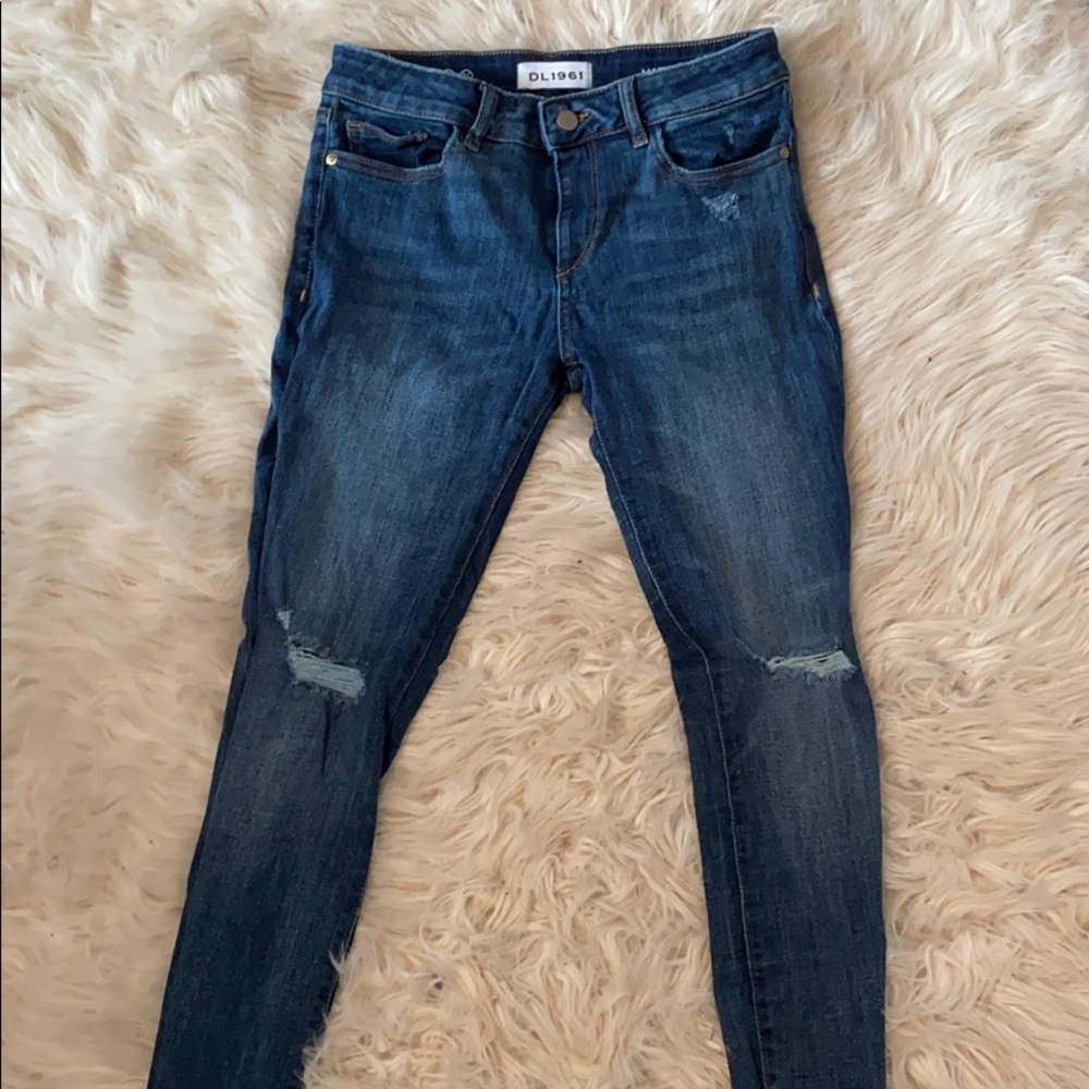 high rise jeans